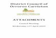 District Council of Orroroo Carrieton...District Council of Orroroo Carrieton – Minutes for Ordinary Meeting held 27th March 2019 717 5: CONFIRMATION OF MINUTES 5.1 Ordinary Council