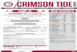 CRIMSON TIDE FOOTBALL - Amazon S3 · PAGE 2 FOOTBALL UNIVERSITY OF ALABAMA / CRIMSON TIDE / FOOTBALL All times CT unless listed otherwise TUESDAY, JAN. 1 1 p.m. CT – Selected players