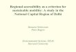Regional accessibility as a criterion for sustainable ... 2002 Delhi NCR.pdfRegional accessibility as a criterion for sustainable mobility: A study in the National Capital Region of