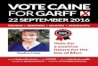 VOTE CAINE FOR GARFF - Isle of Man Government · email daphne@caine.im • tel 461338 • tweet @daffydowndilly facebook @CaineforGarff • website VOTE CAINE FOR GARFF 22 SEPTEMBER