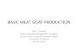 MEAT GOAT PRODUCTION - University of Hawaii at Manoamanoa.hawaii.edu/ctahr/tpalm/pdfs-palau/7_Meat Goat... · •Island meat goat production cannot afford dry lot or feed lot systems