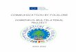 COMMUNICATION BY FOLKLORE COMENIUS MULTILATERAL … · 2019-05-24 · 3 COMMUNICATION BY FOLKLORE - A COMENIUS MULTILATERALE PROJEKT – This collection is the result of collaboration