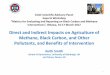 Direct and Indirect Impacts on Agriculture of Methane ... on... · “Metrics for Evaluating and Reporting on Black Carbon and Methane Interventions”, Ottawa, 16-17 March 2017 Direct