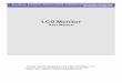 LCD Monitorstatic.highspeedbackbone.net/pdf/Samsung_B2030_Manual.pdfMajor Safety Precautions 1-2 1-2 Custody and Maintenance External Surface and Screen Maintenance Securing the Installation