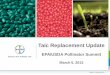 Talc Replacement UpdateTalc versus PEW - Key Objectives Identified Initiated cooperation and testing with all major planter manufacturers • John Deere, Case New Holland, Kinze, Great