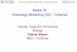 Week 10: Homology Modelling (II) - HHpredaidanbudd.github.io/.../allegraVia/biblio/homology_modelling_HHPred.pdf · Week 10: Homology Modelling (II) –Advanced Alignments All comparative