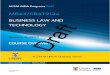 MBAX/GBAT9124 BUSINESS LAW AND …...those aspects of the law that impact most upon business and technology. It is designed for students with no legal background and serves as an introduction