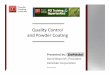 PCI webinar QCandPC condensed FINAL - DeFelsko · 2017-12-06 · Dry Flow/Fluidization (a) ‐ASTM D1895 Gel Time (b)‐ASTM D4217 Time required for a thermosetting coating powder
