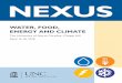 NEXUS - The Water Institute at UNC · 2018-10-15 · NEXUS 2018 11:40 a.m. – 1:00 p.m. Oral Presentations Migration and Mobility SUNFLOWER Dynamically Modeling the Interconnections