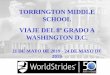 TORRINGTON MIDDLE SCHOOL VIAJE DEL 8º GRADO A …torringtontms.ss16.sharpschool.com/UserFiles/Servers... · •Los estudiantes deben seguir el código de vestimenta y el Código