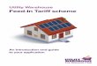 Utility Warehouse Feed-In Tariff scheme · 2017-07-25 · 3 This leaflet introduces you to the Utility Warehouse Feed-In Tariff scheme; what it is, how it works, how to apply and