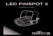 Quick Reference Guide - LED Lighting Wholesale Inc. · QUICK REFERENCE GUIDE LED Pinspot 3 QRG Rev. 3 IRC-6 (Infrared Remote Control) The LED Pinspot 3 can be operated with the CHAUVET