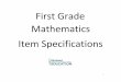 Math Item Specifications Grade 1...Grade 1 Mathematics Updated 9/17/2019 Mathematics 1.NBT.A.4 NBT Number Sense and Operations in Base Ten A Understand place value of two-digit numbers