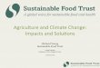 Agriculture and Climate Change: Impacts and Solu7ons Young... · Agriculture and Climate Change: Impacts and Solu7ons Richard Young Sustainable Food Trust ... yields cannot be achieved