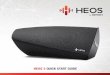 HEOS 3 QUICK START GUIDE - usa.denon.com · HEOS 3 QUICK START GUIDE 8 English Français Español I hear a delay when using the AUX Input with my TV • If you are connecting the