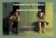 Charter School Applications · Sections 9-13 Section 11: Educational Service Provider (ESP) Who is the ESP? Why and how did you choose an ESP? What services will they provide? Draft