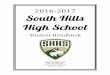 2016&2017! South Hills High Schoolcvusdshhs.ss3.sharpschool.com/UserFiles/Servers/Server...2016&2017! South Hills High School ! StudentHandbook! South Hills High School 645S.Barranca!St.!