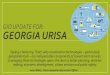 WHO ARE WE? - Georgia URISA...GIO UPDATE FOR: GEORGIA URISA Seeing is believing. That’s why visualization technologies – particularly geospatial tools – are indispensable components