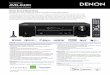 New model information AVR-E400...AVR-E400 Integrated Network AV Receiver New model information Features State-of-the-art Denon Solutions for Maximizing Content Quality • Maximum