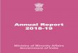 Annual Reportminorityaffairs.gov.in/sites/default/files/AR English.pdf · 2019-08-07 · Annual Report 2018-19 ... ongoing schemes of the Ministry on Doordarshan Network and private