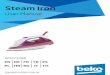 Steam Iron - Bekodownload.beko.com/Download.UsageManualsBeko/ES/es_ES...6 / EN Steam Iron / User Manual • When the appliance is not in use or left to cool down keep the appliance