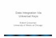 Data Integration Via Universal Keysdb.cis.upenn.edu/.../grossman-info-integration-06-v3.pdf · OC-3. 1. Goal: Exploit available bandwidth of wide area 10 Gbps network. 2. Developed