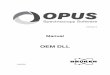 OEM DLL - UMHshaker.umh.es/investigacion/OPUS_script/Manual_oem_dll.pdf · Bruker Optik GmbH OEM DLL 3–1 3 Interface Functions Functions that can be called via the DLL interfaces