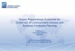 Airport Preparedness Guidelines for Outbreaks of Communicable … meetings seminars and workshops... · 2014-05-27 · Airport Preparedness Guidelines for Outbreaks of Communicable