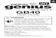 NOCO Genius Boost GB40 Lithium Jump Starter User Guide3j1a+S.pdfWelcome. ®Thank you for buying the NOCO Genius Boost™ GB40. Read and understand the User Guide before operating the