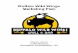 Buffalo Wild Wings Marketing Plan - WordPress.com · The following is a marketing plan written for Buffalo Wild Wings in Fresno, California. It evaluates the companies marketing strategies