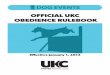 OFFICIAL UKC OBEDIENCE RULEBOOK - United …res.ukcdogs.com/pdf/2013ObedienceRulebookInsert.pdf4Official UKC Obedience Rulebook must be permanently registered, or have a valid TL or