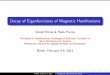 Decay of Eigenfunctions of Magnetic HamiltoniansDecay of Eigenfunctions of Magnetic Hamiltonians Viorel Iftimie & Radu Purice Workshop on Mathematical Challenges of Quantum Transport