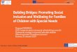 Building Bridges: Promoting Social Inclusion and Wellbeing ...stau la baza modului în care trăim în societate. ... face față acestui impact prin prevenirea pierderii resurselor
