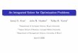 An Integrated Solver for Optimization Problemscoral.ie.lehigh.edu/mip-2006/talks/Yunes.pdf · An Integrated Solver for Optimization Problems Ionut¸ D. Aron1 John N. Hooker2 Tallys