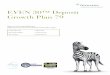 EVEN 30™ Deposit Growth Plan 78 - Investec · EVEN 30™ Deposit Growth Plan 78 Return of your initial deposit, plus: 220% (2.2x) of any rise in the EVEN 30™ index after 5 years