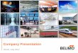 Belimo Company Presentation · Where to find Belimo products? Company Presentation 2017 3 Rail vehicles Princeton University Princeton, NJ Airport Zurich (Source: Flughafen Zürich