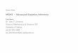 MSH3 { Advanced Bayesian Inference · 2016-04-14 · MSH3 { Advanced Bayesian Inference Lecturer Dr. John T. Ormerod School of Mathematics & Statistics F07 ... There’s no Theorem