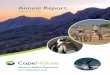 Annual Report - CapeNature...Annual Report 2015/16 CapeNature 7 3. FOREWORD BY THE CHAIRPERSON Introduction With roughly 7.4 billion people on the planet, our excessive resource utilisation