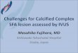 Challenges for Calcified Complex SFA lesion assessed by IVUS · •Ballooning for SFA disease is becoming most preferred approach in drug-coated balloon era •However calcified lesions