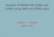 Analysis of NOAO AR 11093 using HMI and GONG …hmi.stanford.edu/mtgs/lohco1108/sushant.pdf11093 using HMI and GONG data Sushant C. Tripathy GONG, NSO Introduction •We study the