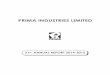 PRIMA INDUSTRIES LIMITED...nutritional and energy requirements of cattle, poultry and goats, Prima has been able to supply cattle feeds of high quality to the domestic market. The