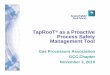 TapRooT as a Proactive Process Safety Management Tool · 2016-12-03 · Gas Processors Association Meeting – GCC Chapter - 11/3/2010 Root Causes • Arrangement/Placement NI - Poor