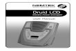 Druid LCD - Nemtek · The NEMTEK Druid LCD Electric Fence Energizer is designed and manufactured to provide many years of reliable use, if installed and maintained correctly. The