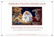 Orthodox Church Calendar 2018homseattle.com/wp-content/uploads/2018/03/2018-digital-calendar.pdf · Serbia & founder of Hilandar Monastery ( 1235). Publican & Pharisee Sunday. St
