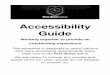 Accessibility Guide - First Direct Arena · arena (and we will look after them in a secure environment during the event, if required). A number of seats in the arena do however incorporate