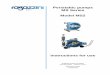 Peristaltic pumps MS Series Model MS2 - Ragazzini · Peristaltic pumps MS Series Model MS2 Instructions for use Original version in Italian Second edition - February 2017 Document