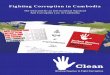Fighting Corruption in Cambodia · prevalent forms of corruption in both public and private sectors. It is hoped that Cambodia will ratify UNCAC upon compliance with the ratification