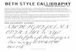 Beth Style Calligraphy - The Postman's Knock · calligraphy and regular calligraphy. Learning faux calligraphy in the Beth style isn’t just a segue into learning dip pen calligraphy