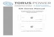 RM Series Manual - Torus Power · 2015-09-03 · RM Series Manual Toroidal Isolation Power Conditioning Audio/Video Power Isolation Units Surge Protection 19” Pro Series Rack Mount