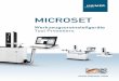 MICROSET - Haimer GmbHscreen as standard. automatic drive Zur vollautomatischen, bediener-unabhängigen Werkzeugvoreinstellung und -vermessung (CNC-gesteuert, 3 Achsen). Mit Komfort-Systemschrank